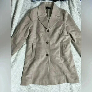 Katherine Kelly Alpaca / Wool Blend Trench Coat